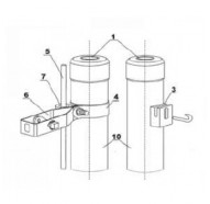 Apvalus tvoros stulpas 